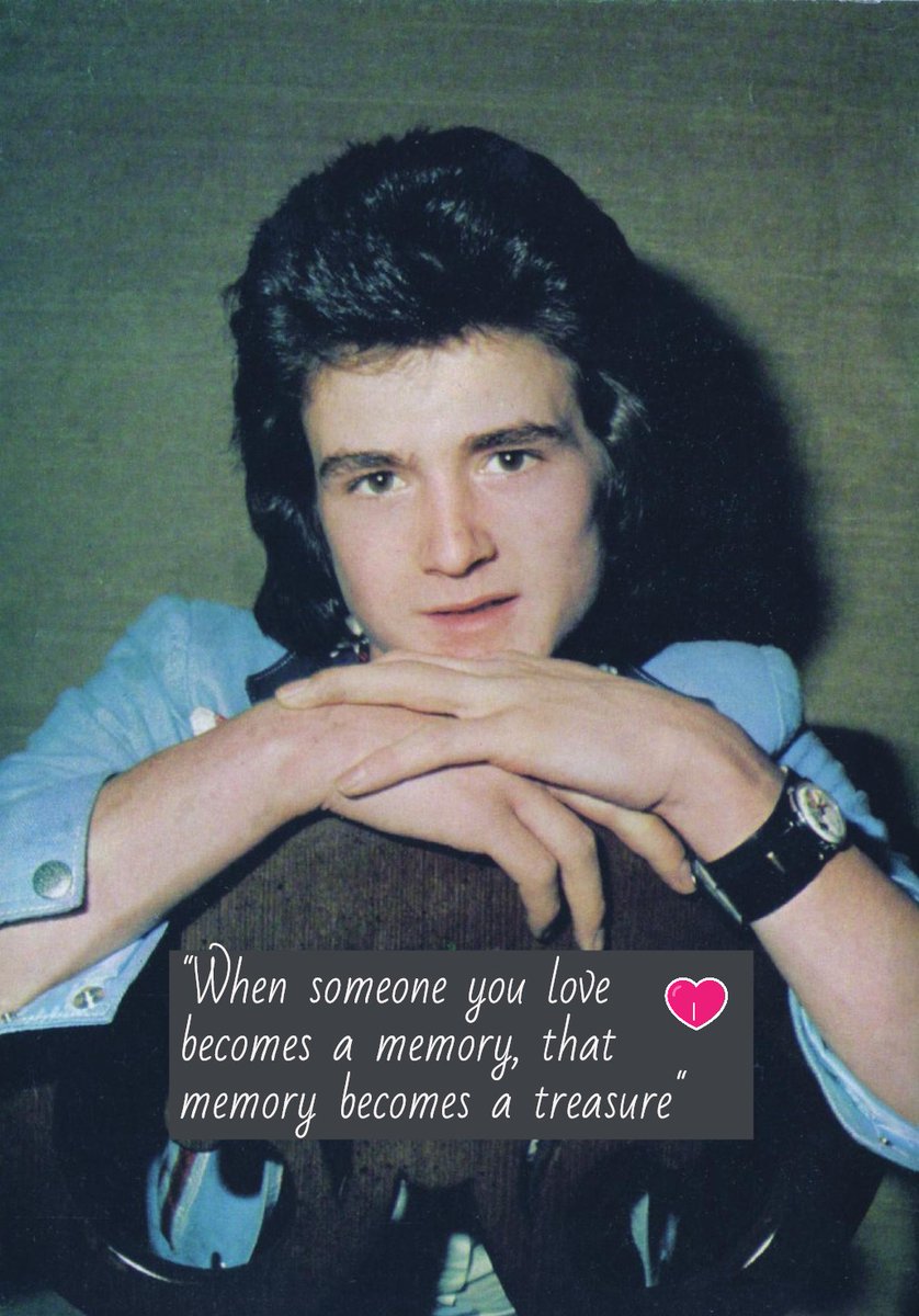 'When someone you love becomes a memory, that memory becomes a treasure ' ❤️💘 #LeslieMcKeown #LesMcKeownUK #BayCityRollers
