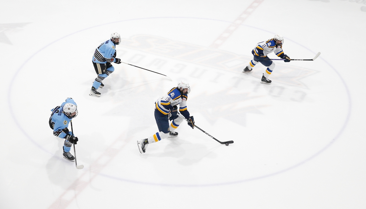 A few frames from the OJHL Images Remote Camera in Collingwood Game '2'. @CwoodBluesJrA @OJHLGoldenHawks @ojhlofficial @ojhlimages @cjhlhockey @OHAhockey1 @HockeyCanada #postseason #Bucklandcup #Championship #leagueofchoice #Nutrafarms