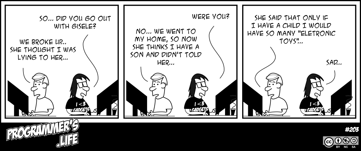 developers_life's tweet photo. Comic #203 (14/10/2016): Gadgets https://t.co/VodtTBQFTU #developerslife #webcomic https://t.co/RgTqTO4dX8