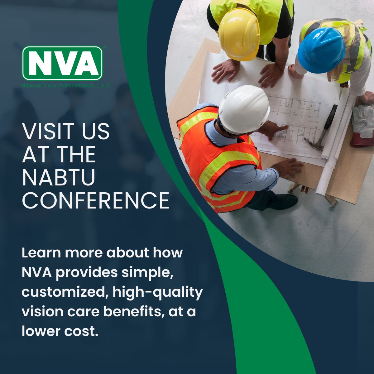 NVA is attending the NABTU Legislative Conference in Washington, DC this week! Make sure to stop by our booth to learn more about how NVA can best support your members vision care needs. #NABTU2024 #NVA #NVAVision #VisionCare #EyeCare #EyeWear