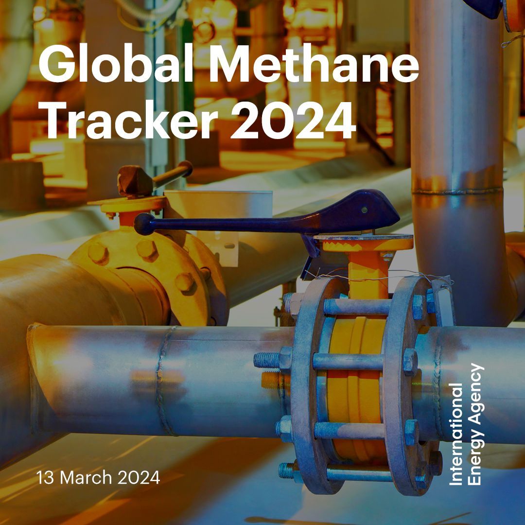 Explore Global Methane Tracker 2024 ⬇️ Key findings iea.li/49Iw6HA Understanding methane iea.li/3U5ZX6P What COP28 meant for methane iea.li/49OXt2y Methane on a 1.5 °C pathway iea.li/44ne50t Tracking pledges & action iea.li/49LAVzQ