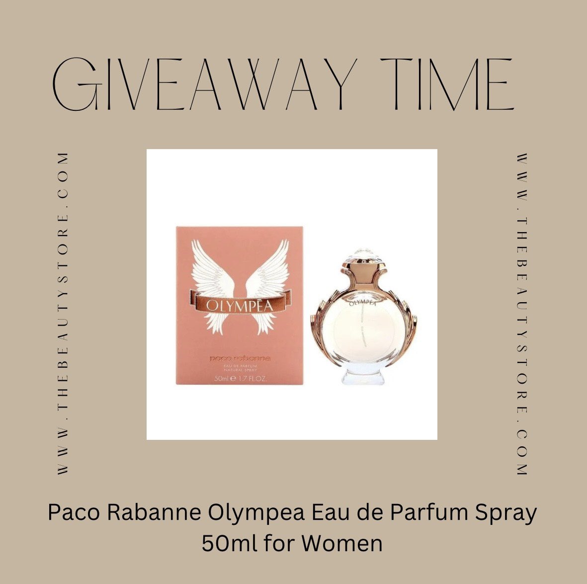 🎉Giveaway Time🎉 How would you like to win yourself a Paco Rabanne Olympea Eau de Parfum Spray 50ml for Women! 1️⃣ Like & share this post  2️⃣ Tag your bestie 3️⃣ Make sure you are following @thebeautystorecom 🎉 Competition ends Friday 26th April 6pm! Good Luck!