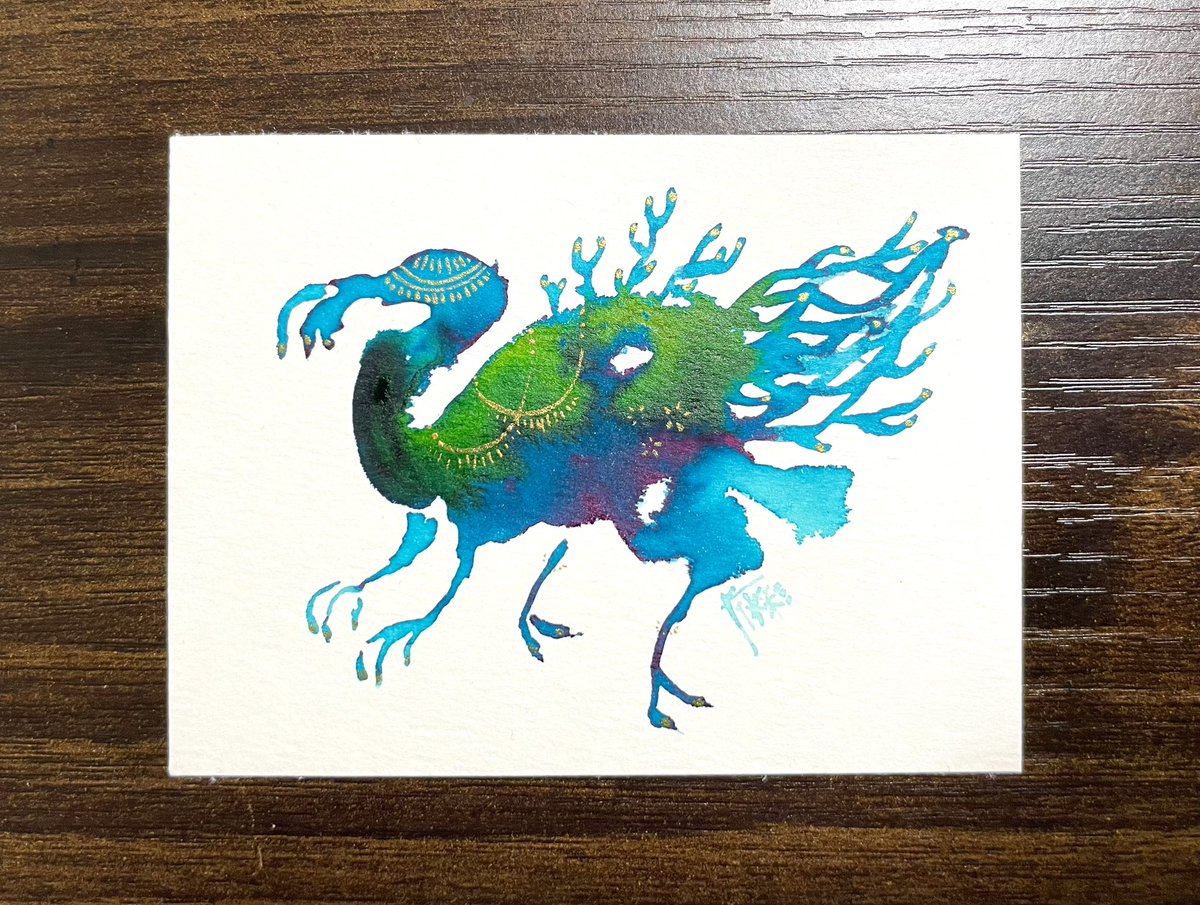「お待たせしました!! 」|ドラ水彩のイラスト