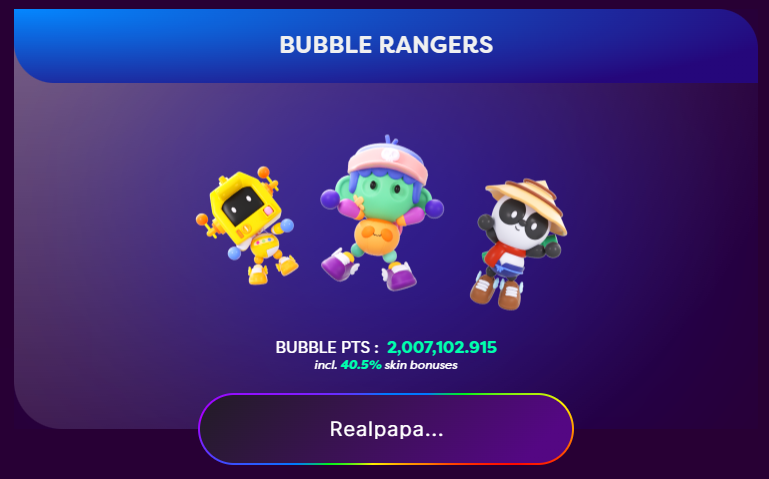 Skin bonuses hitting like 🤑😋 

$BUBBLE <a href="/Imaginary_Ones/">Imaginary Ones | Bubio.ai</a>