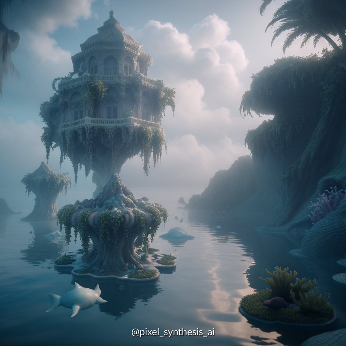 Embark on a journey to the 'Floating Oasis', created by AI 🌊☁️✨.
#aiart #aigeneratedart #stablediffusionart #sdxl #huggingface #openai #chatgpt #civitai #airender #digitalart #masterpiece #aiimage #aiimagery #oasis #floatingoasis #dreamplace #aiartist #aiartistry #aidesign