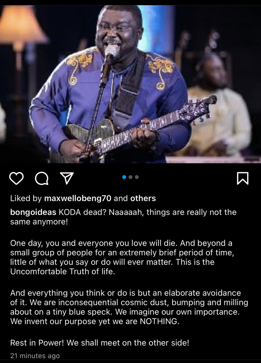BongoIdeas247's tweet photo. Bongo Ideas via Instagram on Koda’s death https://t.co/RySI1blgbz