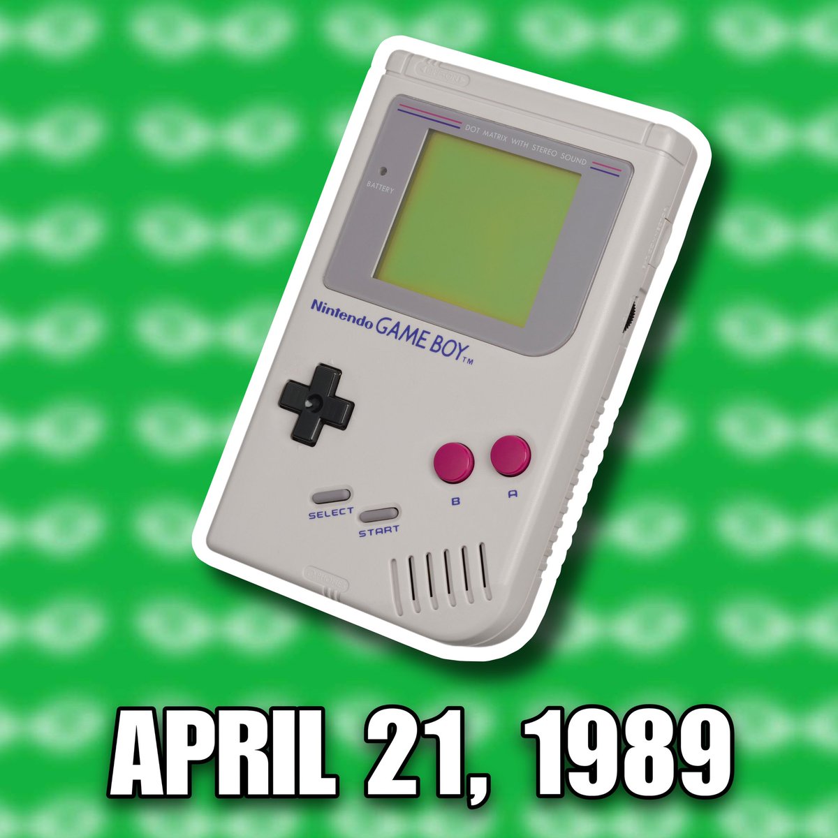 The Original Handheld Nintendo 'GAME BOY' released on this day 35 years ago. Do you still have yours? 🕹️