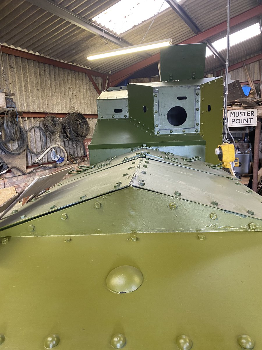 Another very busy weekend in the the tank workshop. Inching ever closer to @TankMuseum readiness! #whippet @TheWFA @GreatWarHuts @GreatWarGroup