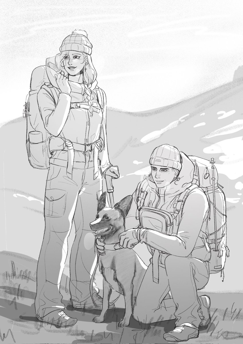 Climbing mountain with bear and john🙌🕶💕

#RIP #johnreese #phoebepask #Reesexphoebe #characterImagine