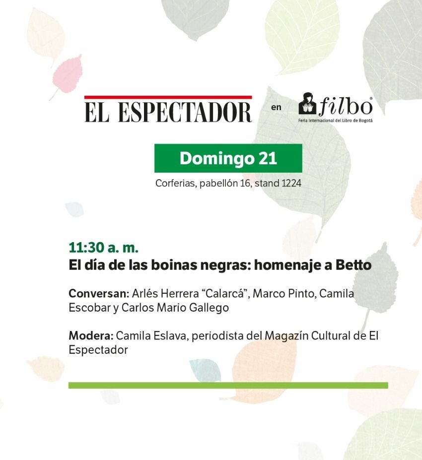 Dixonmedellin's tweet photo. Hoy los amigos y admiradores del gran @bettoespectador no se pueden perder el homenaje al desaparecido maestro de la caricatura.
@elmagazin @lauracamilaad @CamilaEslava_ #Betto #BoínasNegras https://t.co/BBTI2yl98Q