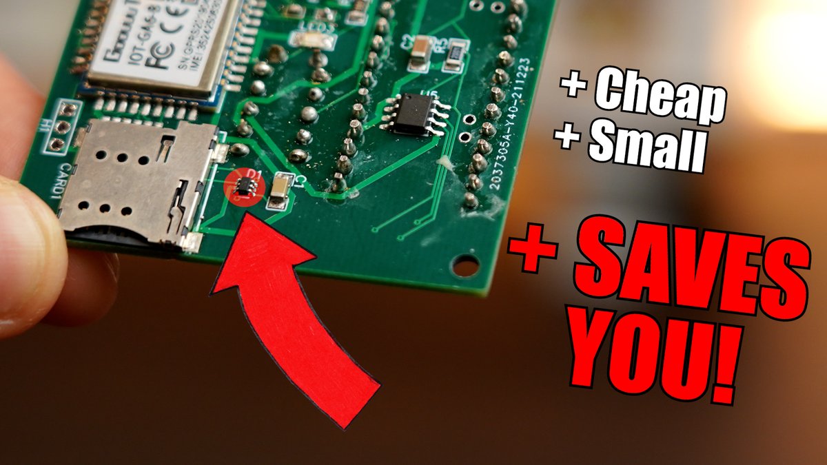 NEW VIDEO! Not many use these components. BUT! They are cheap, small and can SAVE your Circuit😉Check it out: youtu.be/MzxBBXpgwrE