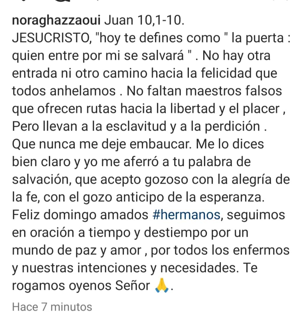 Yo he venido para q tengan vida y la tengan en abundancia.Cristo vino para que vivamos , si quieren ,aún los que son ' de otro redil ' yo soy la puerta de las ovejas : quien entra por mi se salvará y podrá entrar y salir, y encontrará pastos. Feliz día. Bds . Paz y bien #hnos 🙏