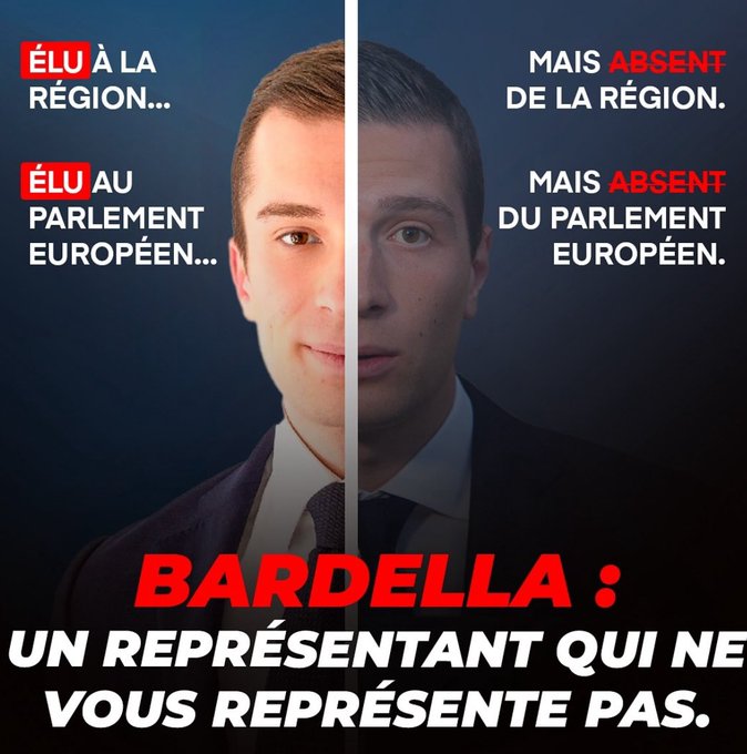 Eggius_Galia's tweet image. #BardellaCaSuffit ! 
Il n&apos;y a que la VERITE qui compte ...malgré les soutiens inconditionnels des médias de droite ( #HDPros2WE #hdpros2 @PascalPraud @eliot_deval @GauthierBret @leJDD @Valeurs @Livrenoirmedia  ...) .. Vous voulez savoir qui est #Bardella alias #CoquilleVide, le…