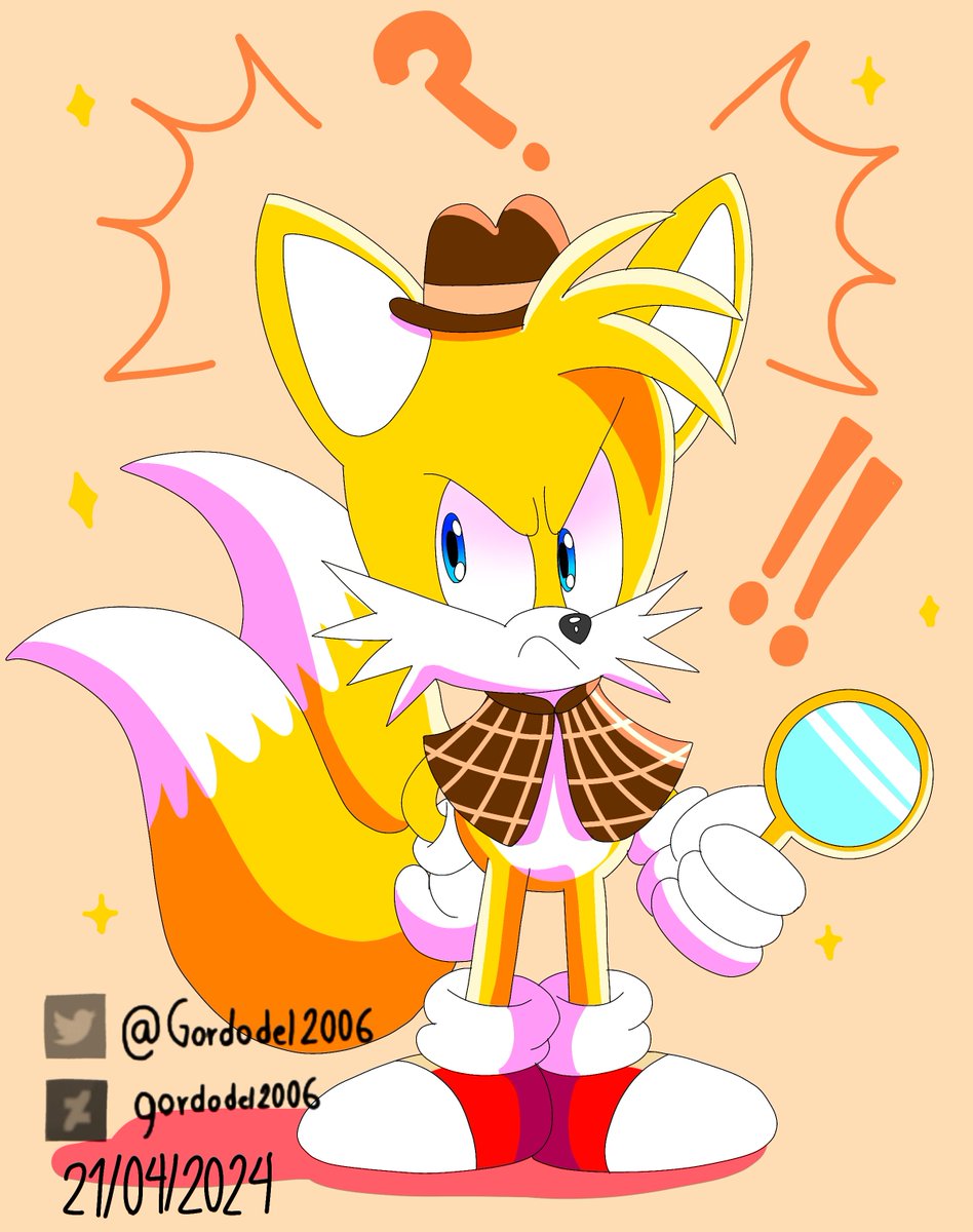 Detective Tails 🕵️🔍
#Tails #MilesTailsPrower #TailsTheFox #TheMurderOfSonicTheHedgehog #SonicFrontiers #SonicPrime #SonicFanart #MilesPrower #Sega #SonicTeam #SonicTheHedgehog #SonicMovie3 #SonicSymphony #SonicSpeedSimulator #TailsFanart.