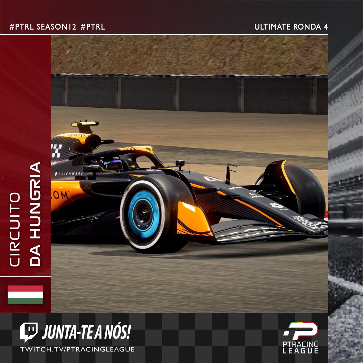 ptracingleague's tweet image. Depois da corrida do fim-de-semana passado perspetiva-se mais uma grande batalha pelo primeiro lugar! 🔥💥

Acompanha tudo a partir das 21H30
👉 twitch.tv/ptracingleague 

#PTRLSeason12 #PTRLUltimate #PTRL