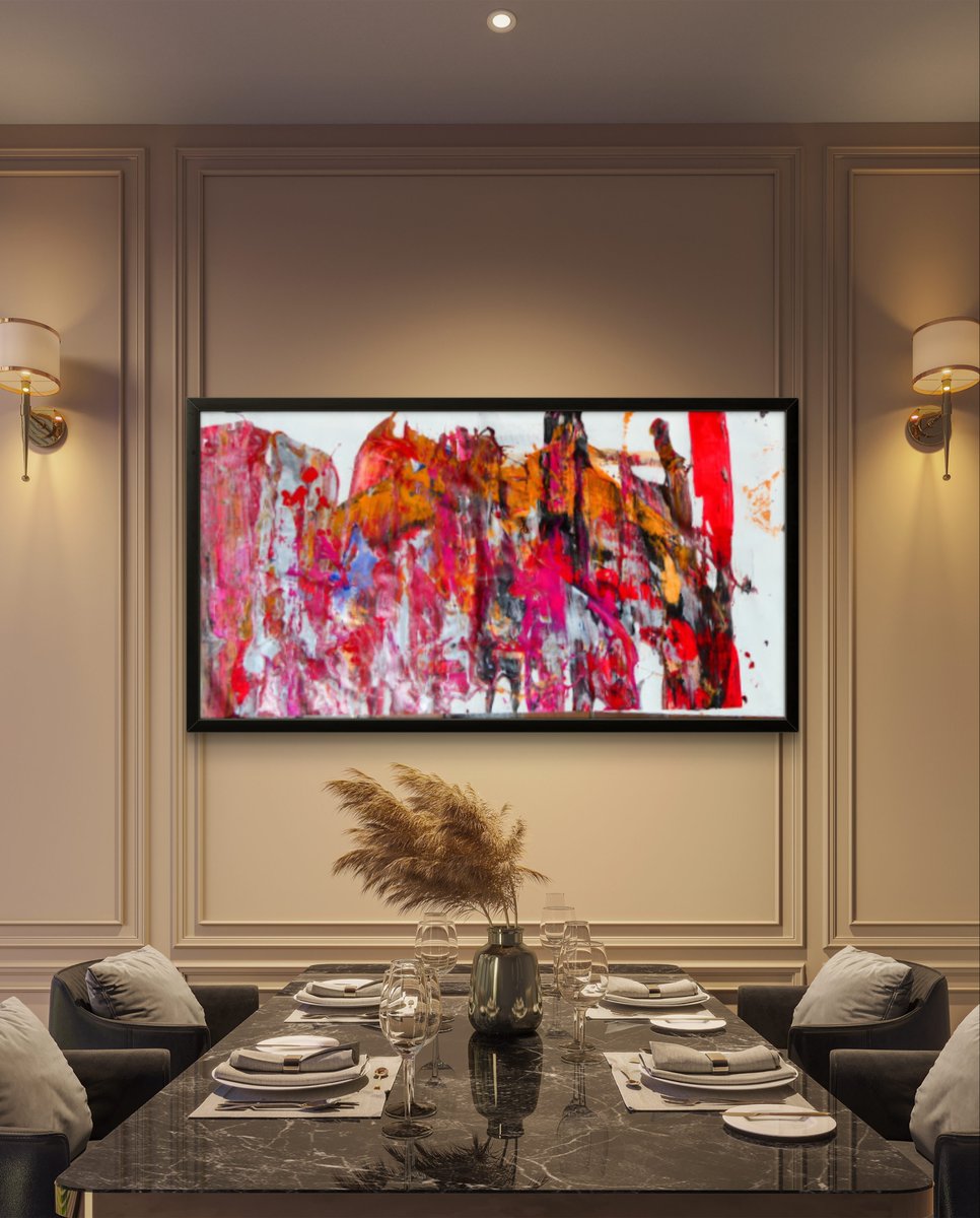'The Meeting of Minds' - Series 'Visionary Landscapes', 2024

'A  book, too, can be a star, a living fire to lighten the darkness,  leading out into the expanding universe.' - von Madeleine L'Engle
.
.
#contemporaryart #modernartists #beingcreative #interiordesign #martini