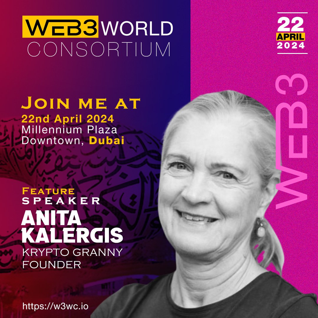 KryptoGranny's tweet image. See you tomorrow! 👨🏻‍🦳🤍
 w3wc.io

#kryptogranny #thoughtleader 
#xprizofamily #financialinclusion #blockchain #crypto #nft #web3 #web2 #cryptoart #ambassador #metaverse #business #consultant #synthtopia

--