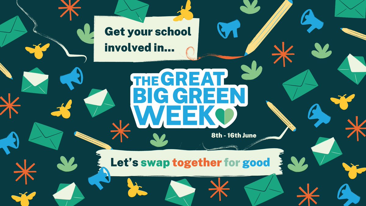 Wondering how your school can take part in the #GreatBigGreenWeek? @TheCCoalition has a range of resources including activities, lesson plans and ideas for how you can get your students involved. 👉greatbiggreenweek.com/get-involved/s…
