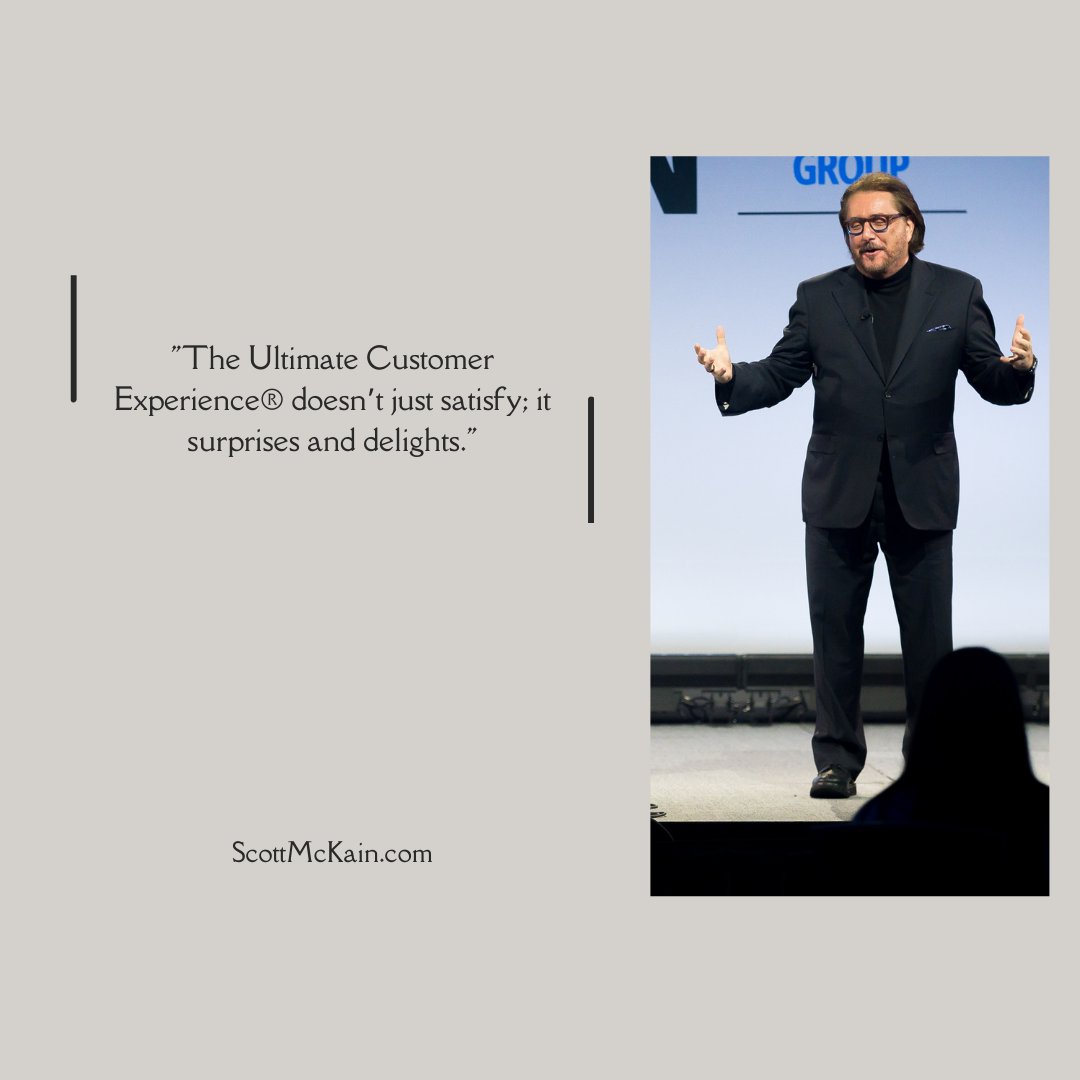 'Satisfaction' is a low standard. Thrill your customers and prospects!

#CX #entrepreneur #meetingprofs #sales #leadership