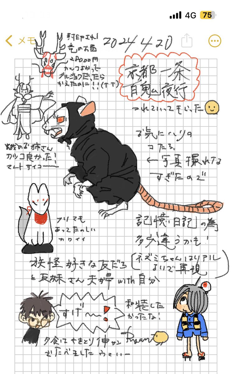 妖怪のおまつり 