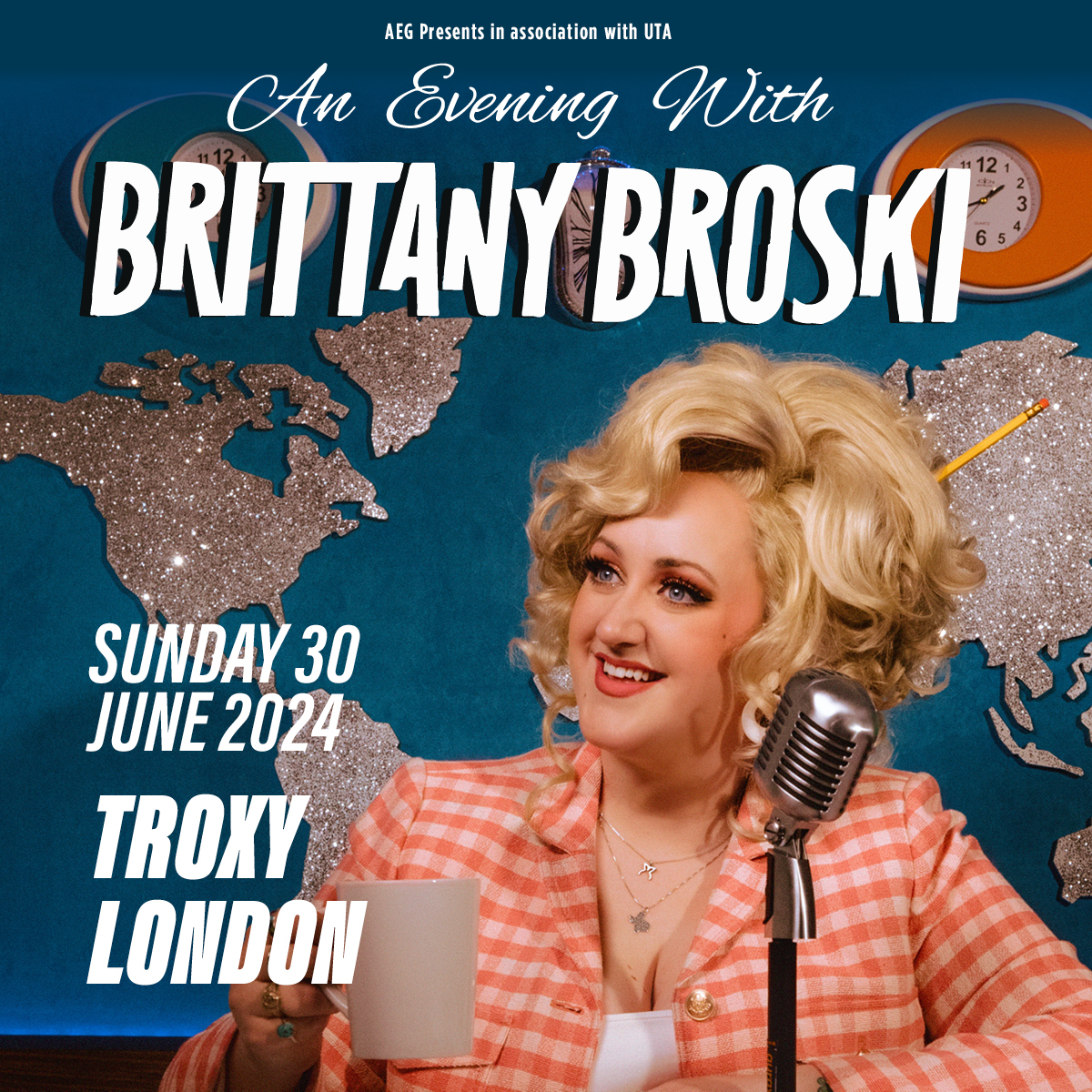 🔥🎤 For one night and one night only, come join Supreme Leader @brittany_broski for an in-real-life town hall meeting! Prepare for an evening full of laughter, cheek, and a special guest! ⏰ Tickets are on sale now 🎫 w.axs.com/1ZPe50Rhehm