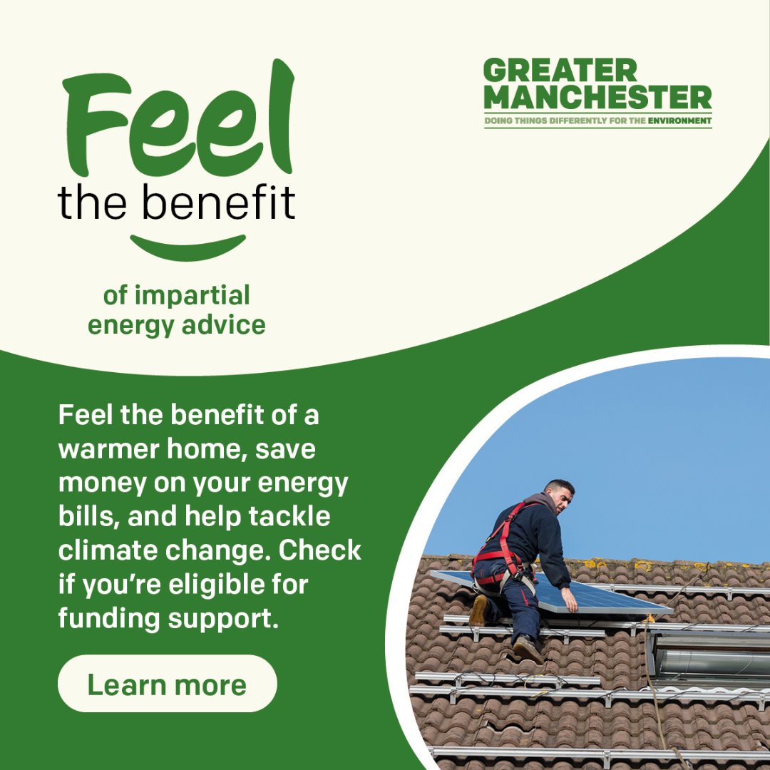Did you know… living in a cold home can cause serious health conditions – or even make them worse @greatermcr is here to help, offering impartial advice and potentially free home upgrades. Check their eligibility here: gmca.retrofitportal.org.uk/home #FeelTheBenefitGM