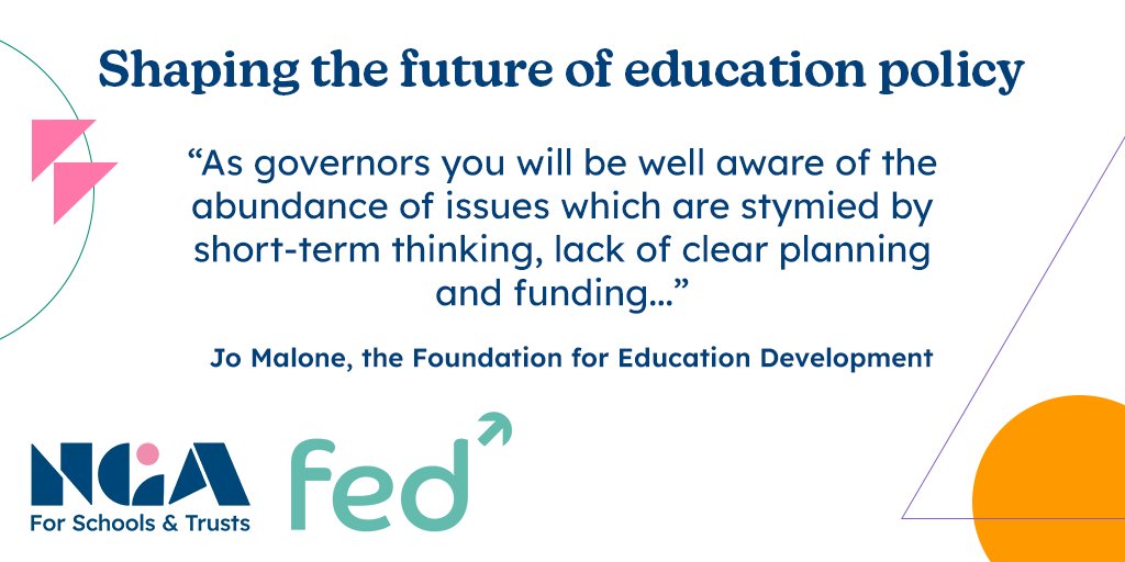 Check out our fantastic guest blog by Jo Malone from FED. Jo introduces a groundbreaking education policy shift that promises to shape the future of education. Don't miss out on this must-read blog ahead of our upcoming joint NGA-FED forum! 👉nga.org.uk/news-views/dir…