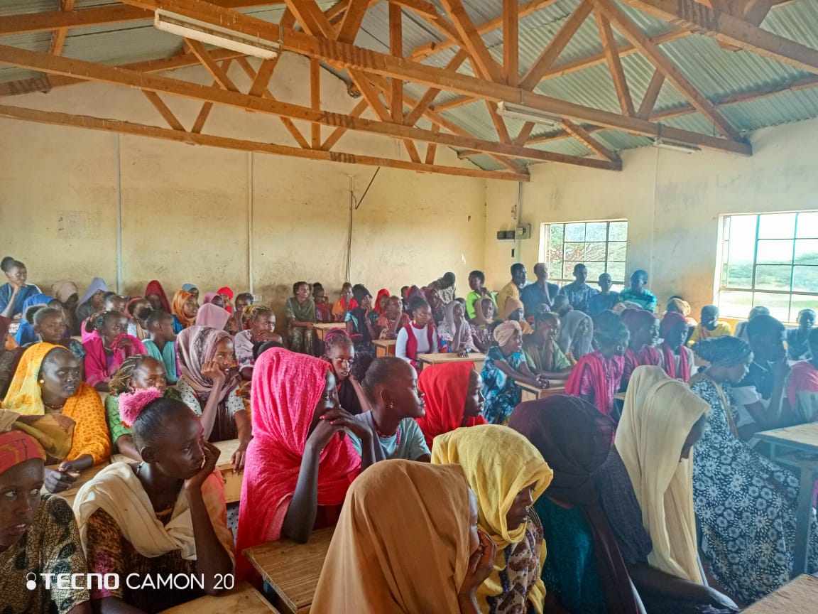 Community dialogue on SRHR in Laisamis Marsabit county with support of @FaithtoActionet under the #Sharp project.