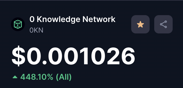 Da55hyyy's tweet photo. @CryptoCommandr $0KN #0KN https://t.co/9HLoZS6E8q
