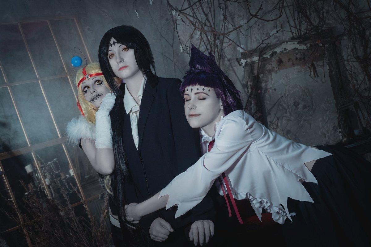 jasdero11's tweet photo. Today is Hoshino-sensei birthday! The mangaka who set the story that will always
 be №1 in my heart!♥️

Debitto - kes.lirio
Road - haku_cos
Lulu Bell - azarikage

Photo by Akvalang 🖤

#dgrayman  #jasdevi #jasdero #debitto #roadkamelot #lulubell #jasdevi #dgm  #dグレイマン https://t.co/im9j1Hw5DT