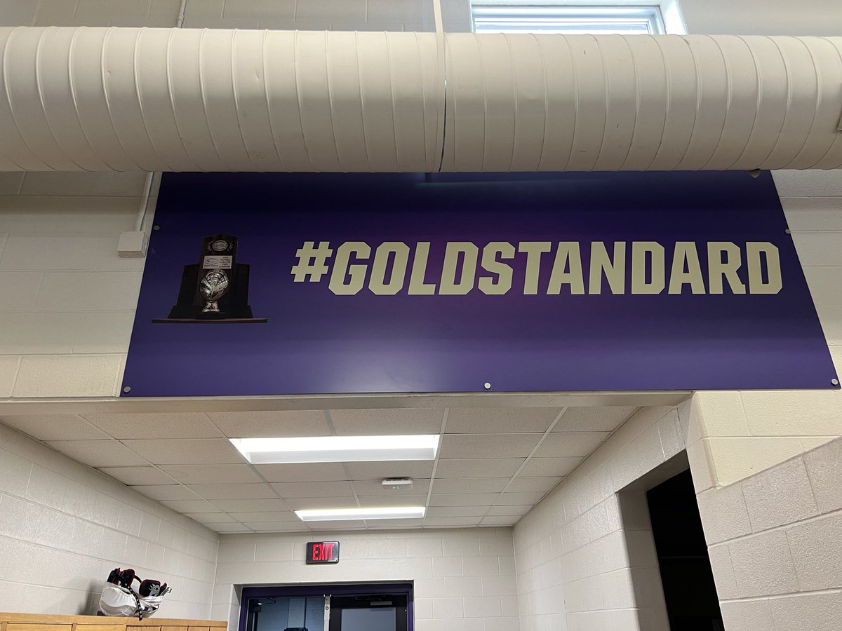 PurplesFootball's tweet photo. Had a little update this week in the locker room to celebrate our 2023 state championship. This matches the others…. https://t.co/i0W3sGOaKR