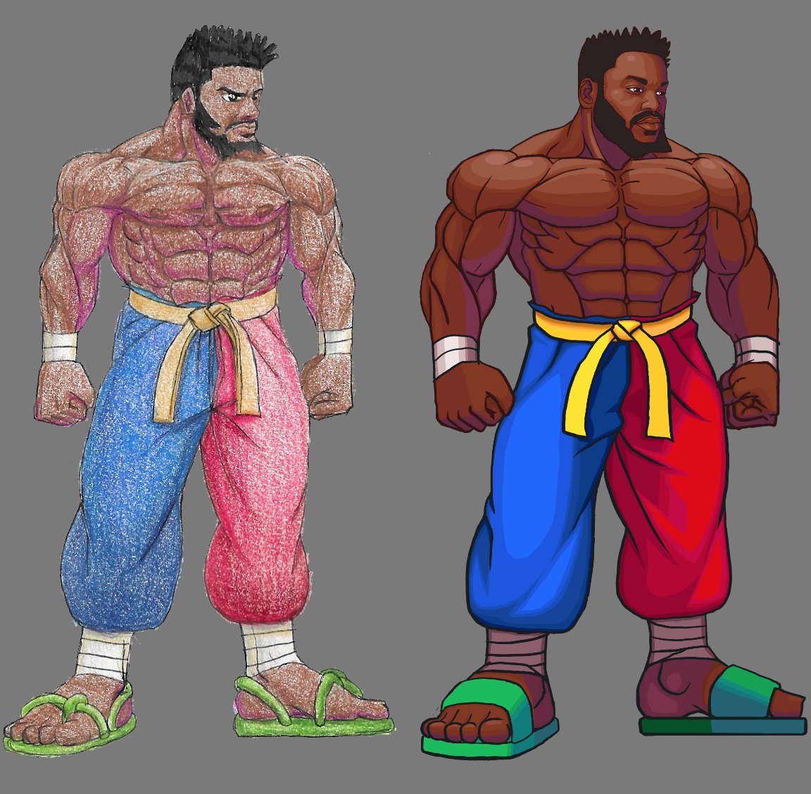 DrewsDigitalD's tweet photo. My big lil homie.
I drew him a minute ago.
I recreated it digitally.
What you think?
@drewsdigitaldesigns #drewsdigitaldesigns #traditionalart #digitalart #illustration #graphicdesign #characterdesign #design #fighter #martialartist #muscle #melanin #lineart #art #characterart
