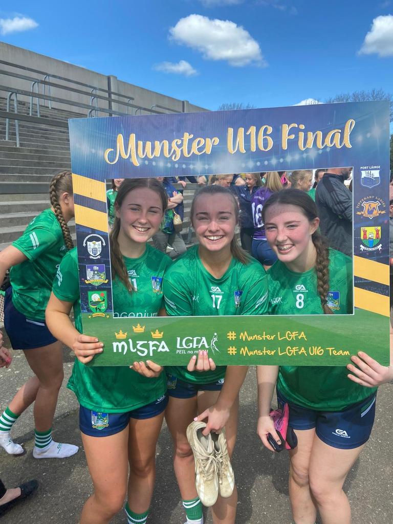 Munster Champions  🏆 
Massive congratulations to our Limerick U16 A Team 

@MunsterLGFA @LadiesFootball @HerSportDotIE @LimkLeaderSport @SportingLK @ClubLmkDub @Club_LimerickNY @LimerickCLG