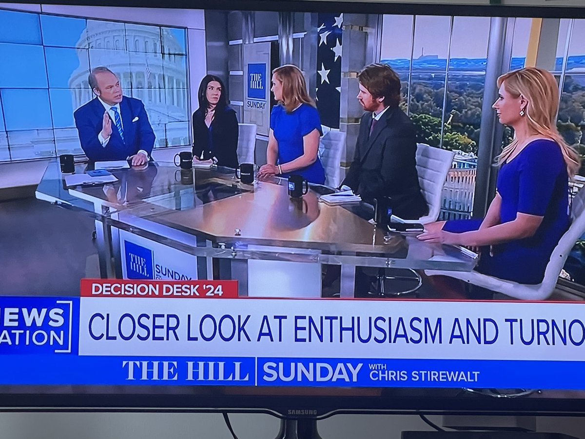 Love seeing your friends on the Sunday shows! If you’re not tuning into the Hill why aren’t you? It’s so refreshing and fun while being educational and in depth! Hosted by @ChrisStirewalt joined by @elianayjohnson @JuliaManch @juliegraceb