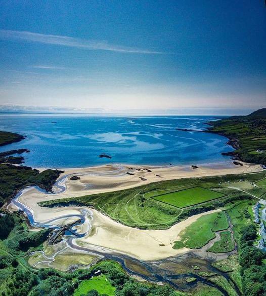 @DiscoverDonegal 💚💛 Fintra Beach near Killybegs. Lonely Planet Travel Guide names Donegal #4 in the Top 10 Regions to Visit in ‘24. We're officially one of the top destinations in the world! 📸 Martin O'Sullivan Photography