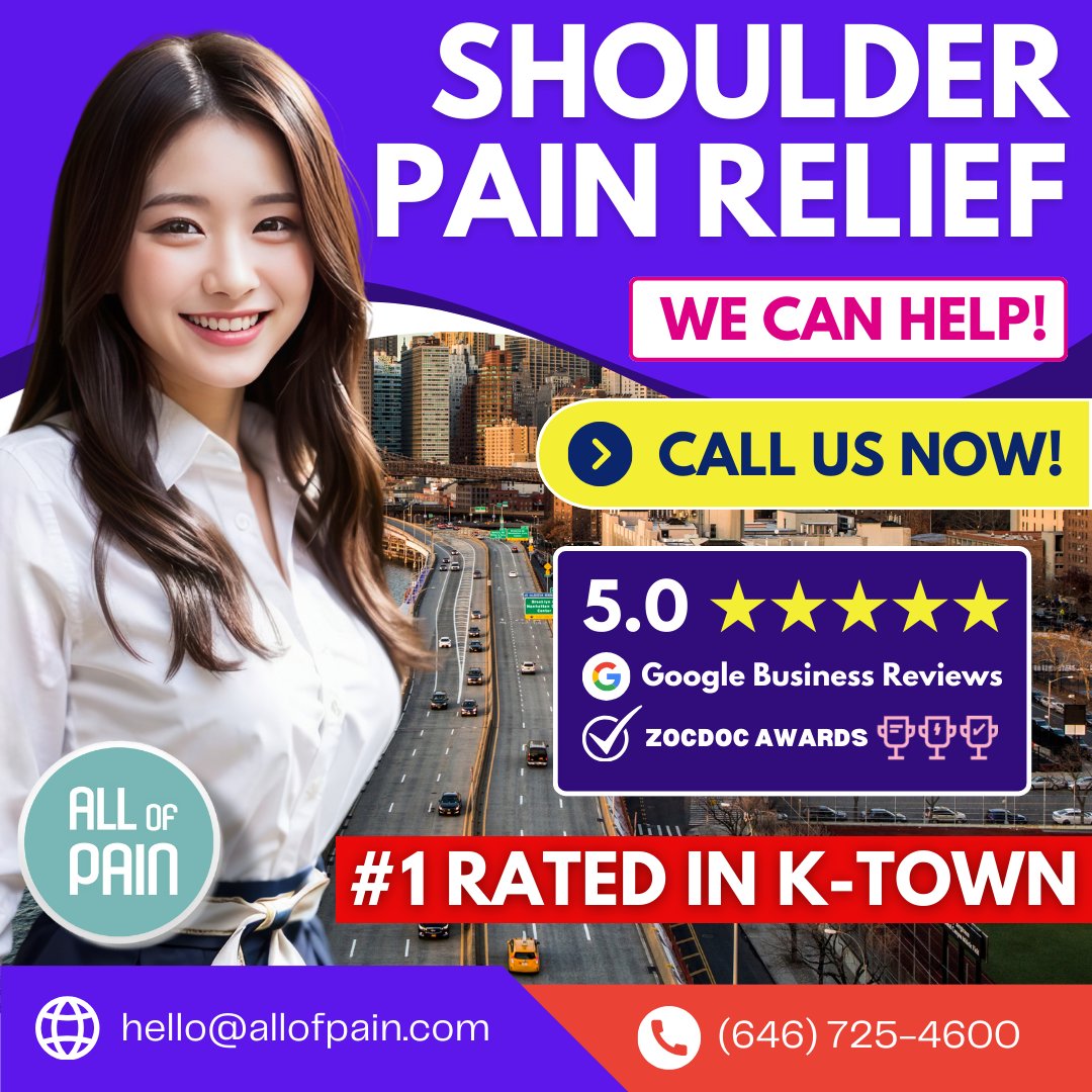 🏃‍♀️ ⁠Is your shoulder pain limiting your mobility?⁠

Read more here...

l8r.it/hlIJ

#nyckoreatown #painmanagementnewyork #midtownwest #nycpainmedicine #nycpainmanagement #painmedicinenyc #painmanagementnyc #newyorkchinatown #koreatownnyc #マンハッタン #hudsonyards
