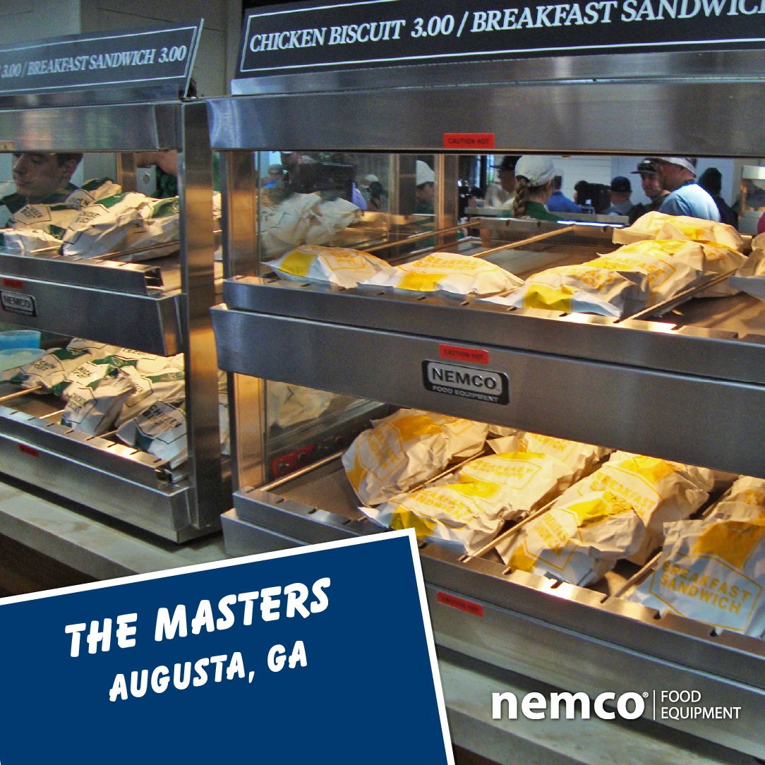 “Nemco in the Field” was honored to be a part of golf’s most prestigious event last weekend, as our Heated Shelf Merchandisers were keeping the patrons well fed at The Masters Tournament in—where else?—Augusta, Georgia.

#NemcoInTheField
#NemcoFoodEquipment