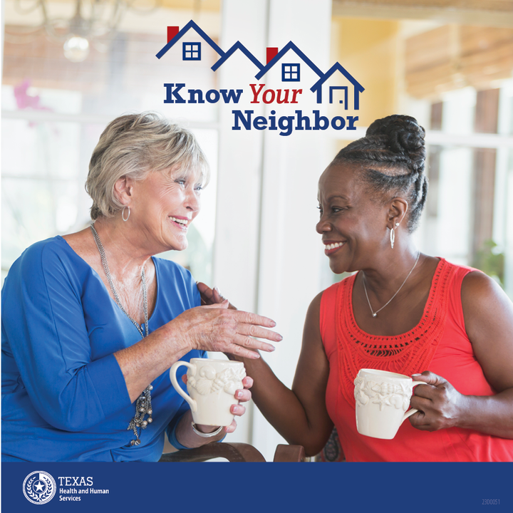 About half of older adults in the United States experience some loneliness. Help reduce loneliness by getting to Know Your Neighbor. Learn more, visit our Age Well Live Well: Be Connected page: bit.ly/3Qus2ko