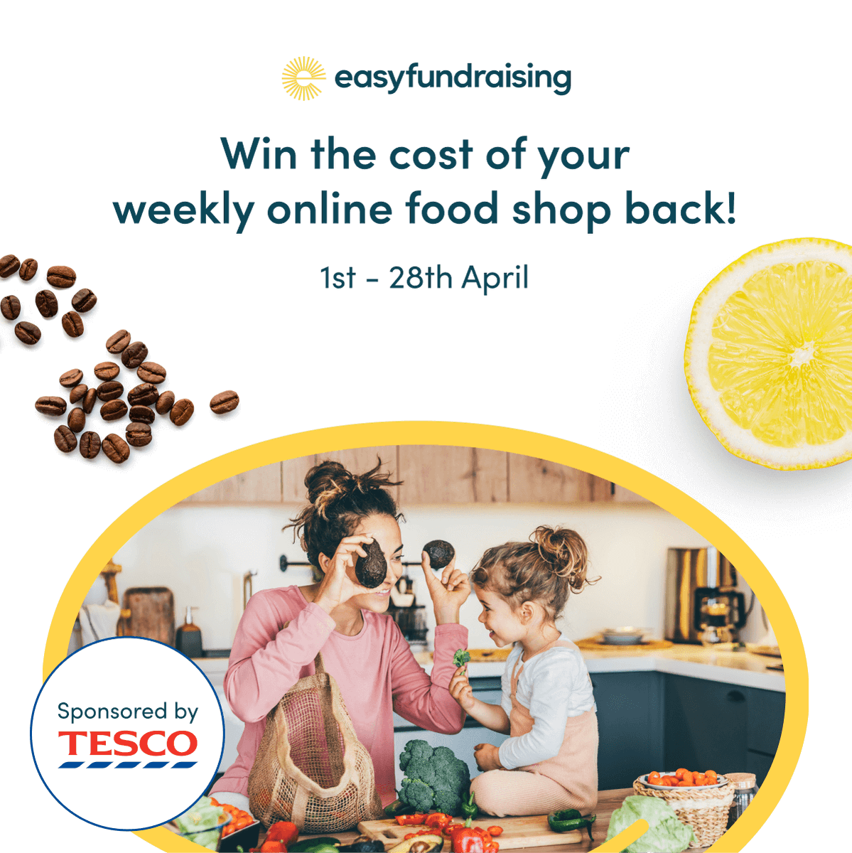 Buying your food shop from @Tesco, @Morrisons, @asda, @sainsburys, @waitrose, @IcelandFoods, or @Ocado? Win the cost of it back this April! Sign up to @easyuk to support us for free and shop at your favourite supermarket for a chance to win: easyfundraising.org.uk/Grocery-Hub/