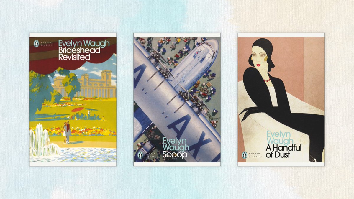 More from Evelyn Waugh: his best-loved novel, Brideshead Revisited, and the brilliantly satirical tales, Scoop and A Handful of Dust, now available in Penguin Modern Classics. ow.ly/YL6E50Raffs