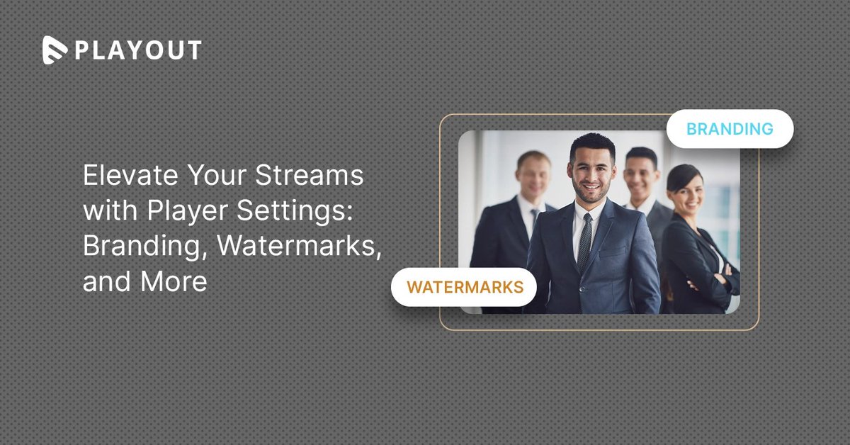 Unlock a new level of streaming customization with Muvi Playout! 📺 Elevate your channels with Player Settings, offering branding, watermarks, and more for a tailored viewer experience. 👉 muvi.com/product-update… 
#MuviPlayout #ContentCreation #Watermarks #VideoStreaming