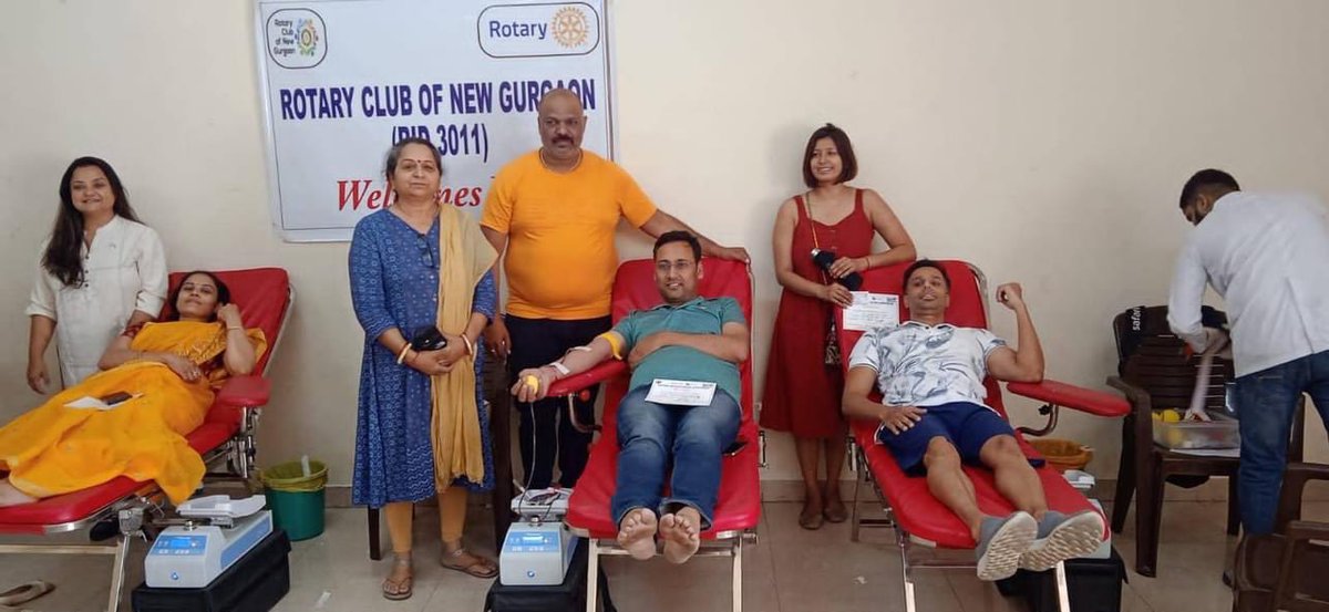 Blood Donation camp held today in partnership with <a href="/lavanya_rwa/">Lavanya_RWA_81</a>. Thank you <a href="/MlaSatya/">Satya Prakash Jrawta</a>, <a href="/SSikenderpur/">Sunderlal Sarpanch Sikanderpur</a> for your kind visit and encouraging the donors and organizers.