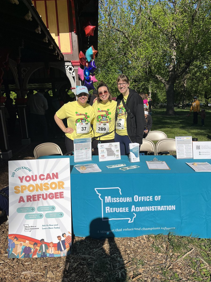 Good morning! We’re at Race for Refugees and are so excited for an action packed day! Stay tuned for updates 🏃‍♀️