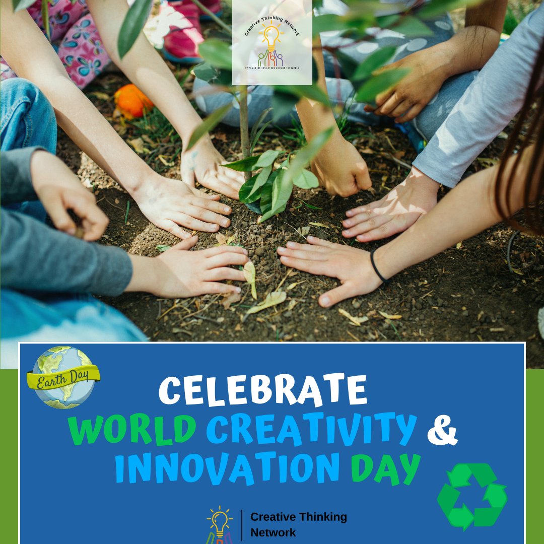 Today is World Creativity & Innovation Day, a time to empower our classrooms with new ideas & innovative thinking! As we celebrate Earth Day tomorrow, let's remember the importance of cultivating eco-friendly practices in our classrooms. 🌱 How do you plan to celebrate🌍Day?