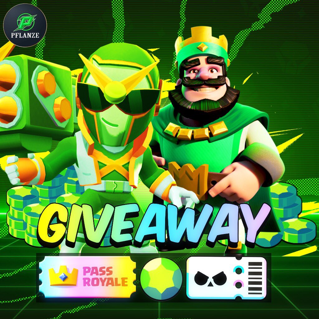 🎁Giveaway🎁

Winner can choose between:
- ×1 Diamant Pass
- 1320 gems (Clash Royale)
- ×1 Brawl Pass Plus
- 187 gems (Brawl Stars)

How to enter :
- Follow <a href="/Ludi_CR/">ʟᴜᴅɪ</a>
&amp; <a href="/forcersfaction/">Forcers Faction</a>
- Like♥️ &amp; RT♻️ 
- Comment what you want to win

Ends in 3 days. Good Luck🍀
#SORTEO