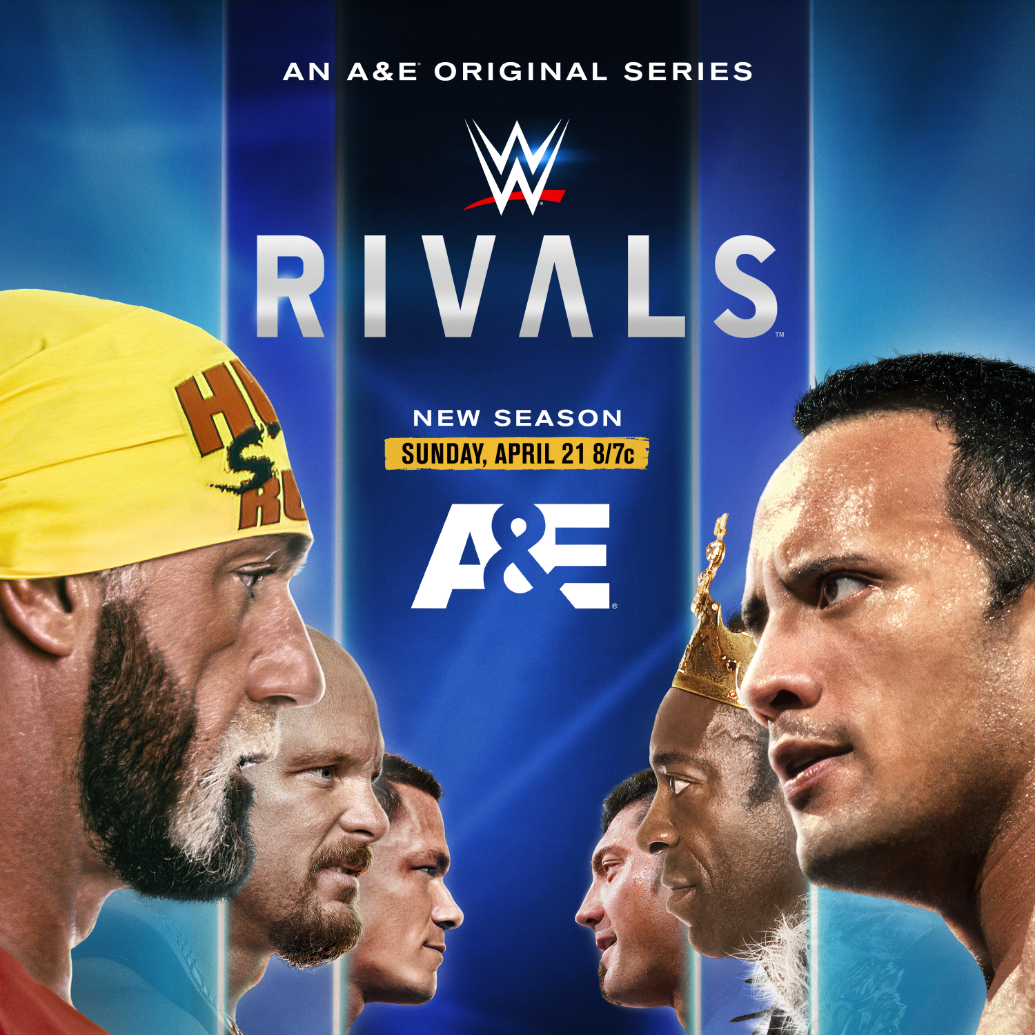 Sundays are for the Superstars 🌟 WWE Rivals returns with a new season! Tune in Sunday, April 21st at 8/7c on @AETV for the season premiere 🤼