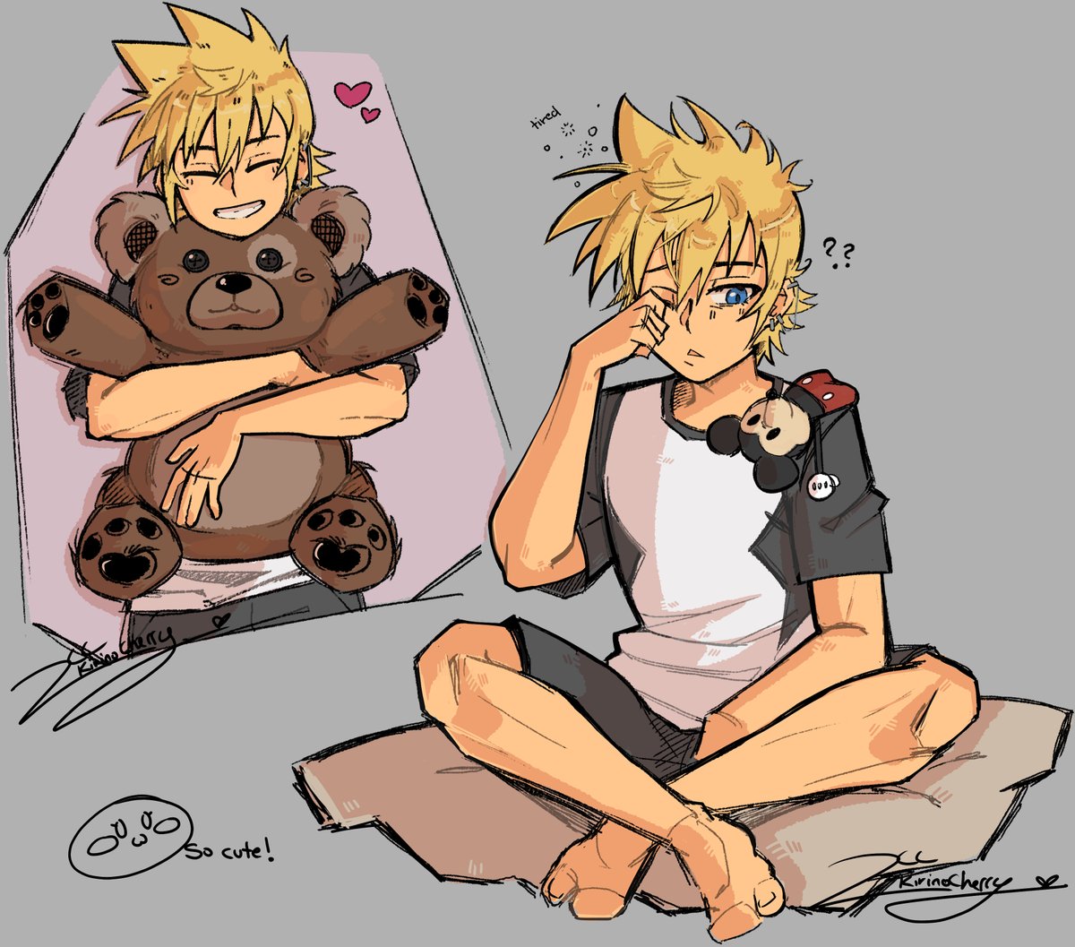 Drew some sleppy Roxas content in PJs! So cute 🥹

#RoxasKingdomHearts #Roxas #KingdomHearts #Art #DigitalArt #ColoredSketch #RoxasArt #Cute