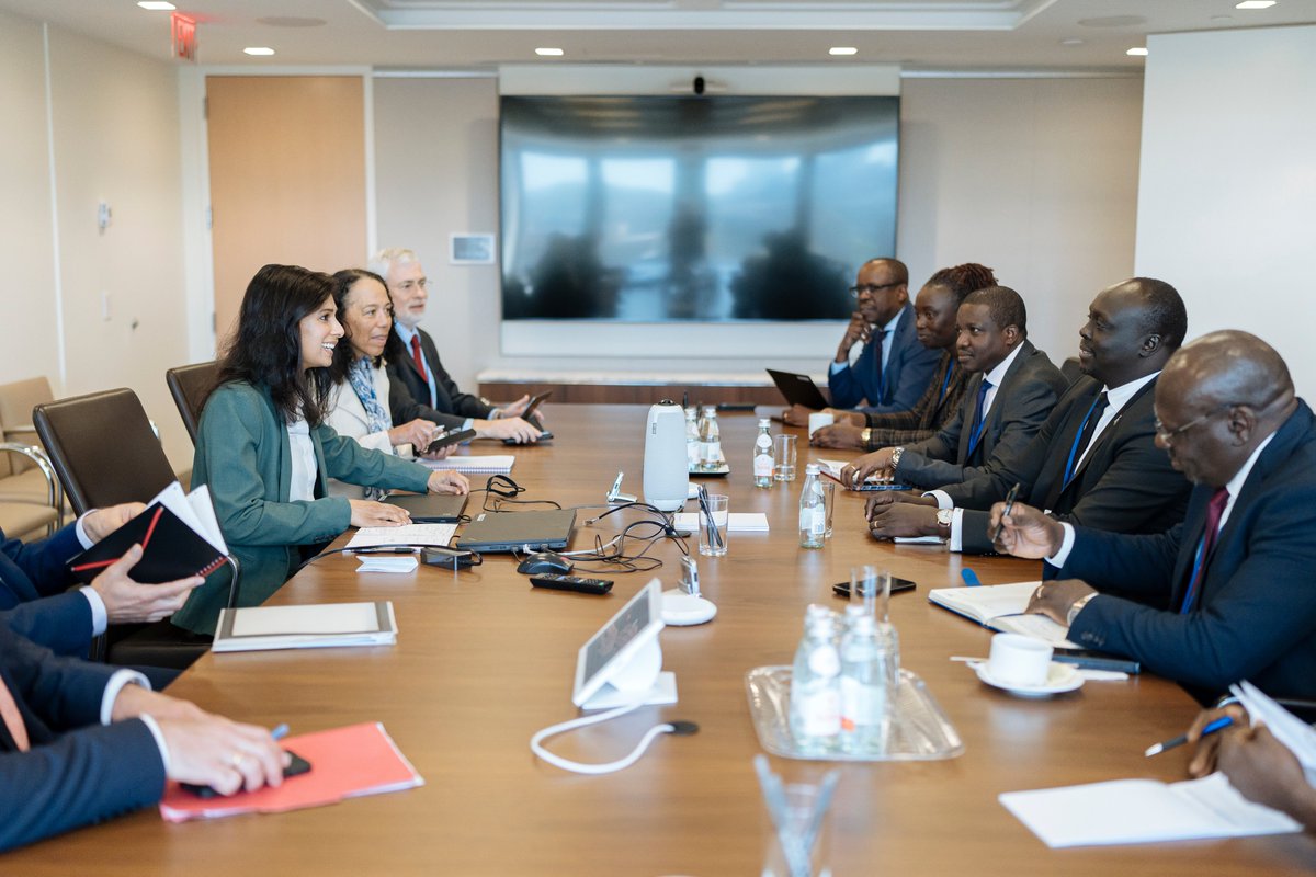 Thank you, Minister of Finance and Planning Awow Daniel Chuang and Governor James Garang of South Sudan for speaking to me about the impact of the war and refugee crisis on South Sudan. The IMF will continue our close collaboration.