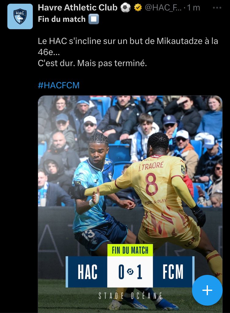Titi5012's tweet photo. @cnlmjmr9 Rions de ce petit club 🤣 #HACFCM https://t.co/ohZrSw0pMF