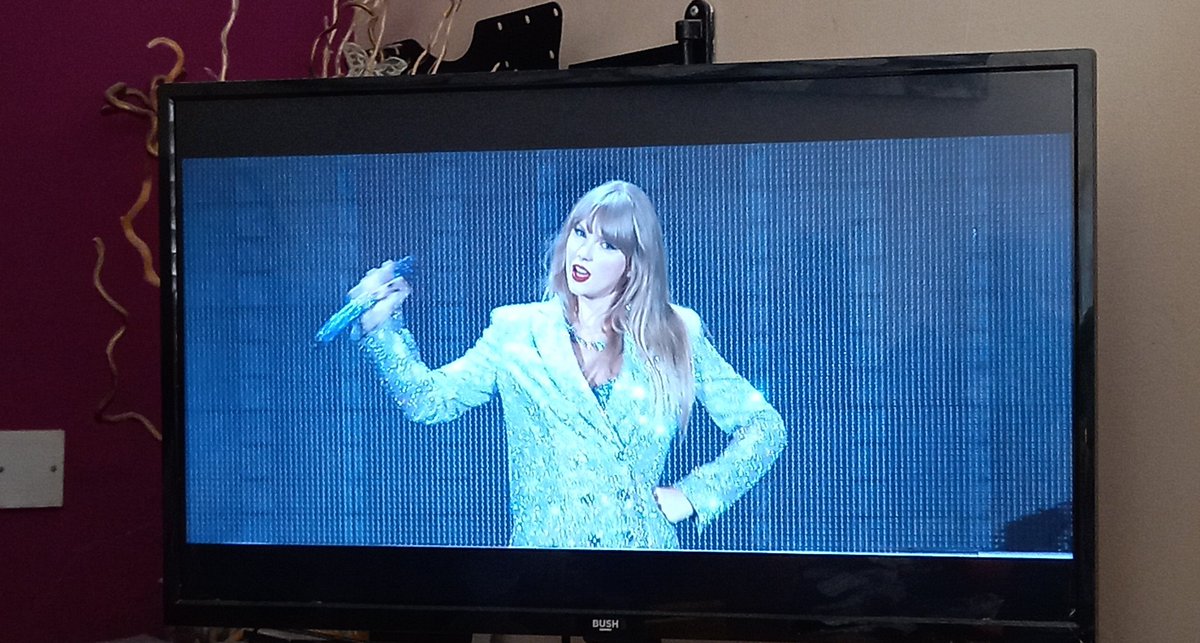 Watching @taylorswift13 #ErasTour on @DisneyPlusUK. It's my 5th time watching it ❤️